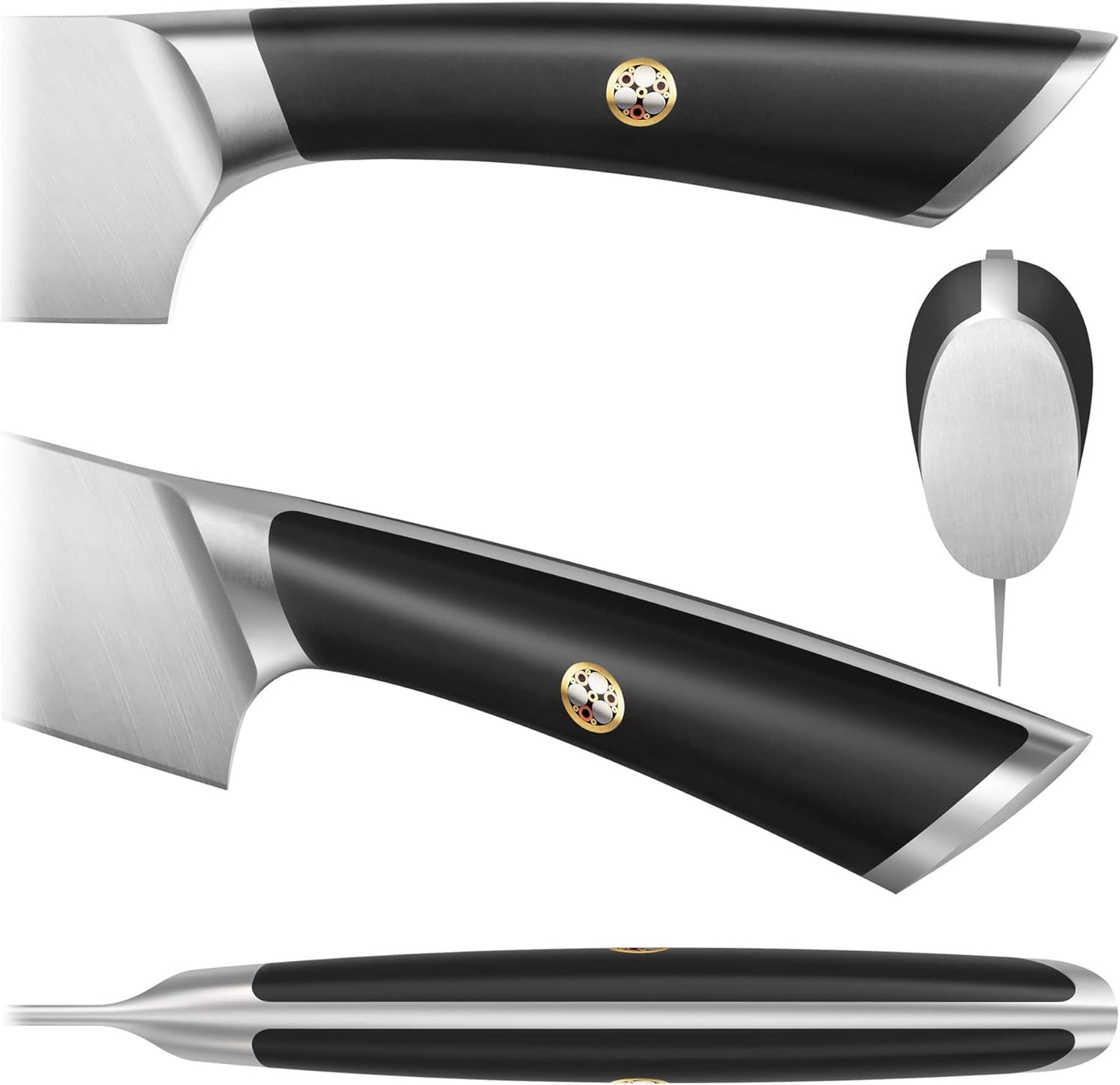 Cangshan ELBERT Series German Steel Forged Knife Block Sets (20-Piece, Black)