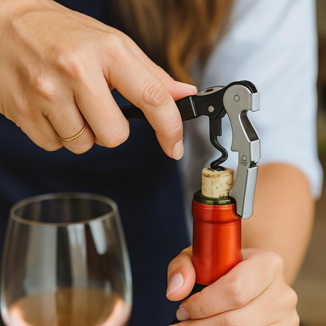 The Wine Chic Engraved Wine Key Corkscrew with Quote and Funny Sayings, Unique Back to School Gifts for Moms and Wine Lovers (Permission Slip for Pinot)