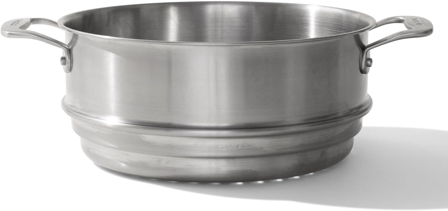 Made In Cookware - 10" Stainless Steel Steamer Insert - Pot Strainer - 8 Quart Compatible
