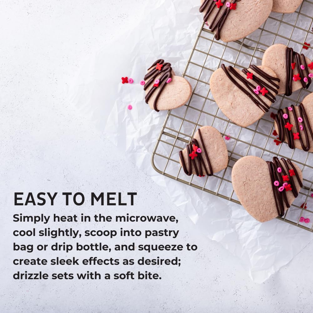 Limoncello-Flavored Cake Drizzle by Chefmaster, Edible Cake Drip Frosting for Decorating, Drip for Cakes, Cupcakes, Cookies, Donuts, 6.6 lbs