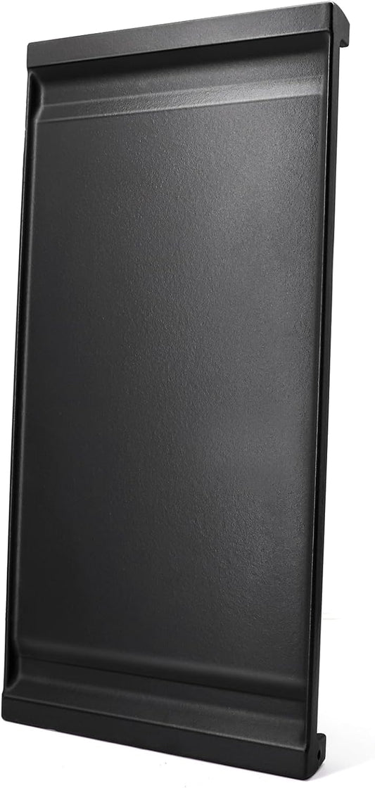 Hiorucet WB31X24738 Cast Iron Griddle Replacement for GE Appliance Gas Range, JGBS66REKSS, JGB700SEJ4SS, JGSS66SEL1SS, JGSS66SEL3SS, JGSS66SELSS, JGB700SEJ1SS Griddle Plate Cooktop for GE Center Part.