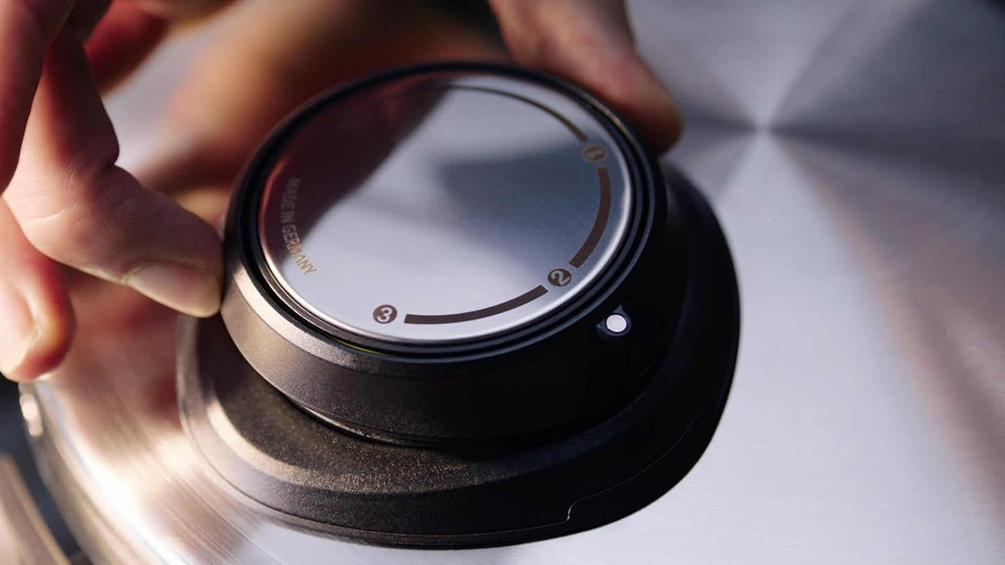 Fissler Vitavit Premium Pressure Cooker with Steamer Insert, 4.8 Quart