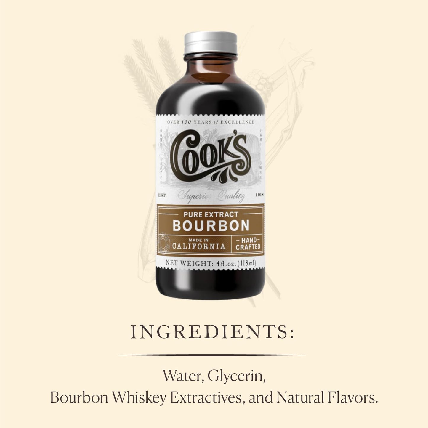 Cook's Bourbon Extract 32 oz