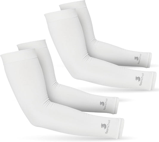 SportsTrail Cooling Arm Sleeves for Men & Women – Breathable, UV Sun Protection, Sports Arm Sleeves for Women, Men & Youth