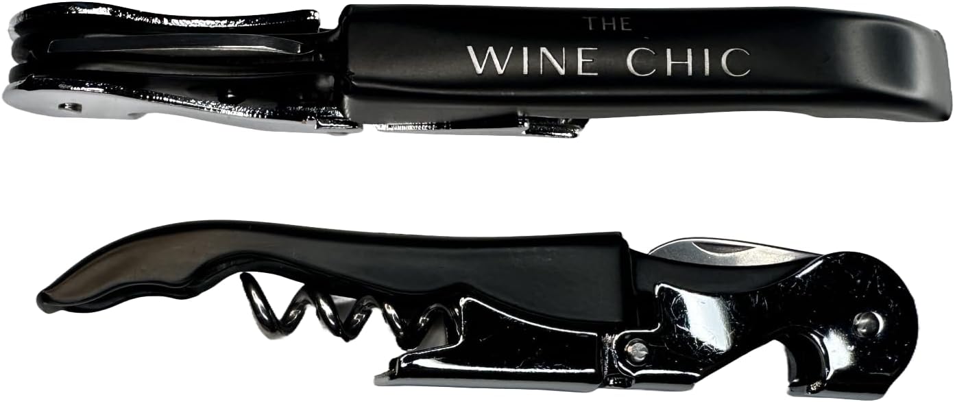 The Wine Chic Custom Wine Key - Engraved Wine Opener with Logo - Perfect Wedding Favors and Wine Bottle Opener Gift for Business Promotions and Party Gifts