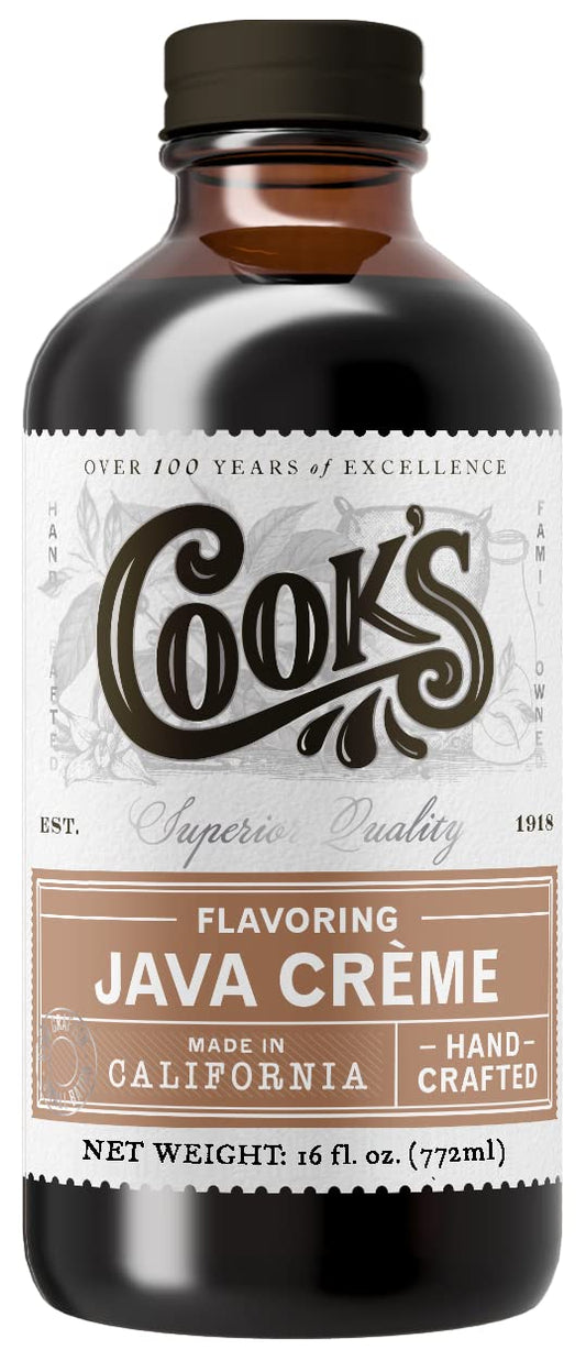 Cook's Java Creme Flavor 16 oz