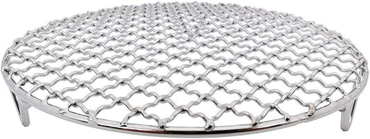 Versatile Round 304 Stainless Steel Cooling Rack Baking,Heat Resistant Rust Proof Sturdy Durable Dia 9.8"