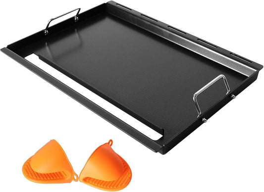 6787 Full Size Griddle Inserts for Weber GS4 Spirit I & II 300 Series Flat Top Grill Plate with Handles for Weber Spirit 2 E310 E330 E320 E330, S310 S315 Grill Parts