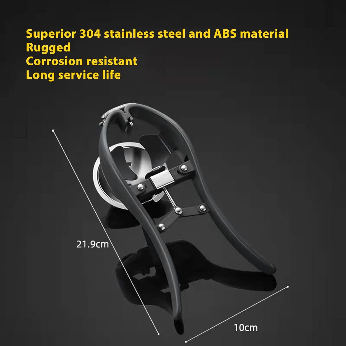 Egg Cracker, Automatic Stainless Steel Egg Opener Eggshell Cutter Tool Egg Yolk White Separator Egg Cracking Tool for Baking Cake, Creative Kitchen Tools