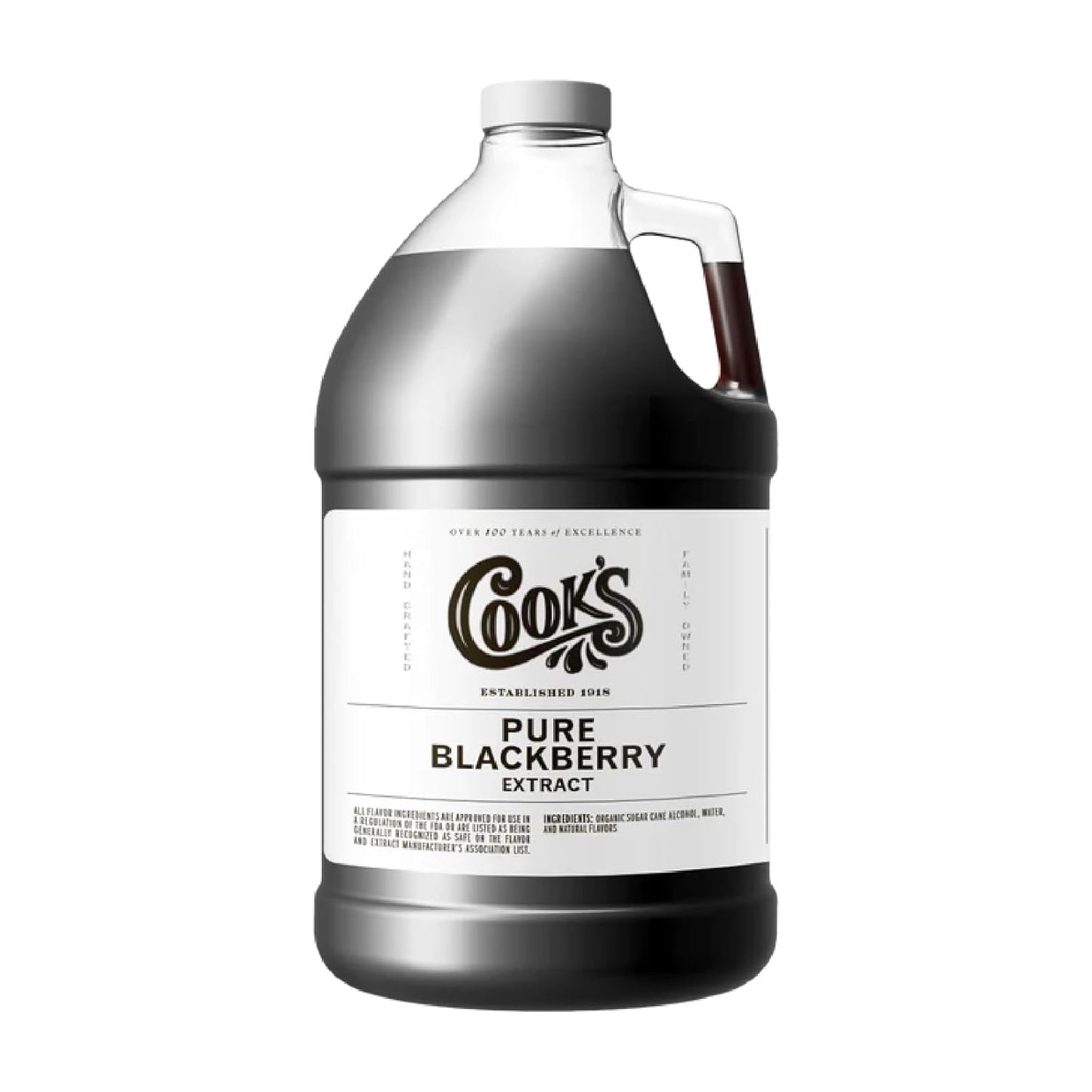Cook's, Pure Blackberry Extract for Jams, Jellies, Jellies, Candies, and Syrup, 128 Ounces ( 1 Gallon)