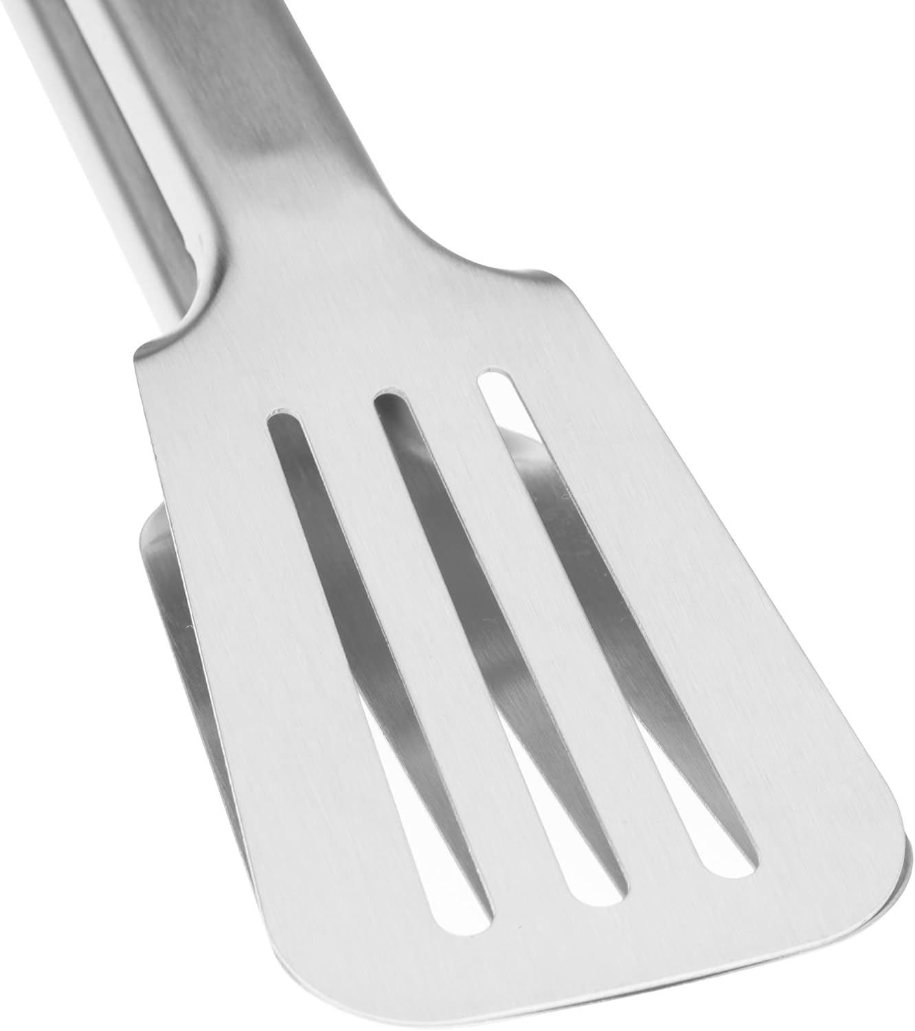 Premium 304 Stainless Steel Barbecue Turners, Heavy Duty Non-Stick BBQ Cooking Kitchen Tongs, 9" and 12" Aqua Sky