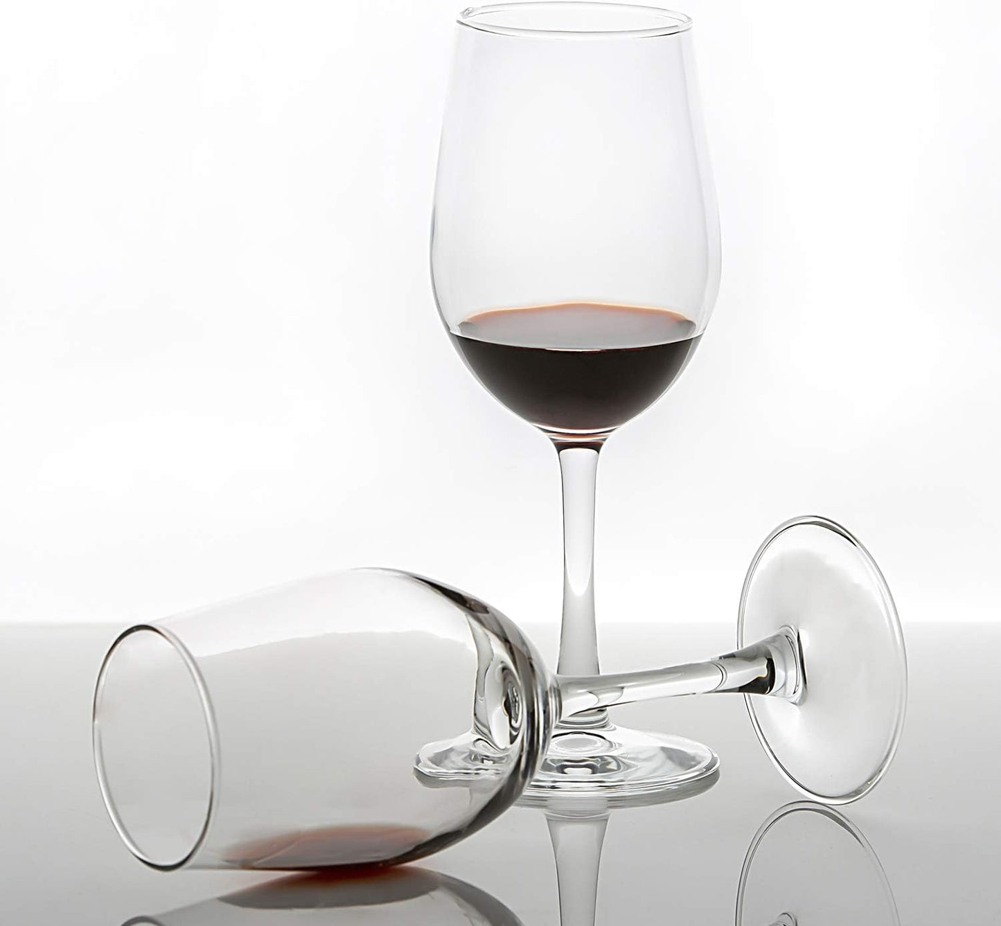 UMI UMIZILI 12 Ounce - Set of 6, All-Purpose Classic Durable Red/White Wine Glasses