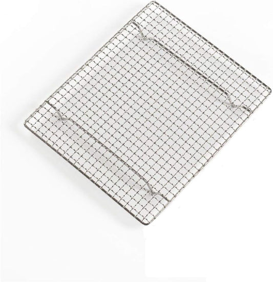 304 Stainless Steel Cooling Rack Versatile Baking Rack Heat Resistant Rust Proof Sturdy Grate 7.8"*7.8"