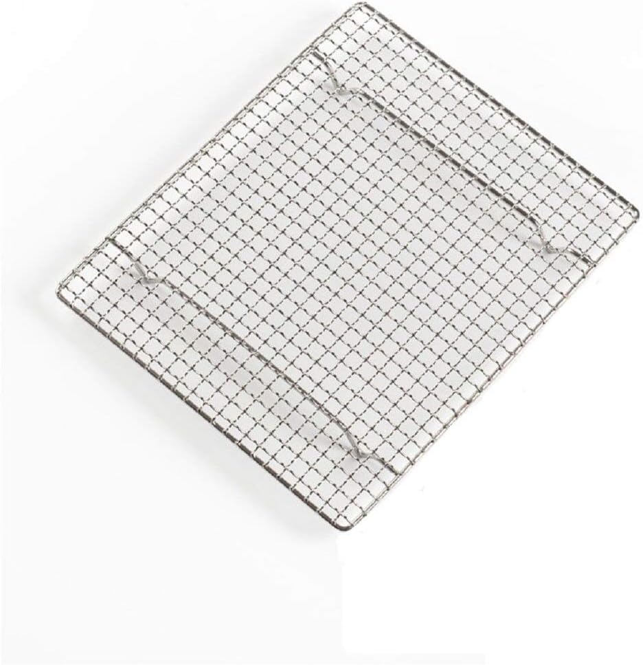 304 Stainless Steel Cooling Rack Versatile Baking Rack Heat Resistant Rust Proof Sturdy Grate 13.8"*9.8"