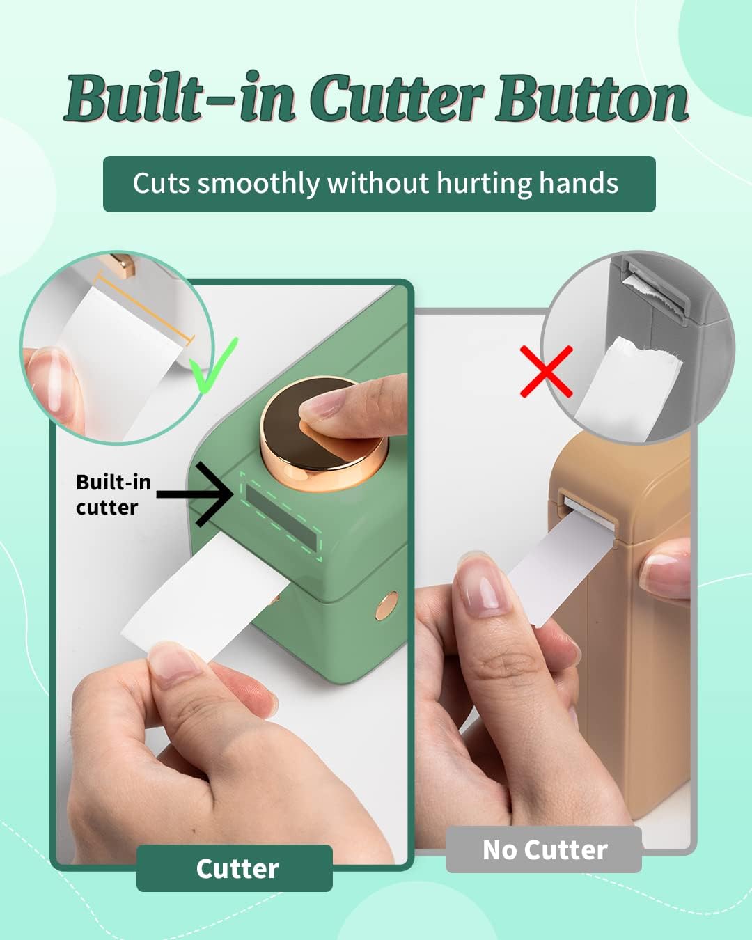 Phomemo Large Label Maker Machine with Tape D50 for 3/5" to 9/10" tape, Portable Thermal Label Maker Machine, Bluetooth Label Printer for Address,Storage,Office, Support Phones & Pad, USB Rechargeable