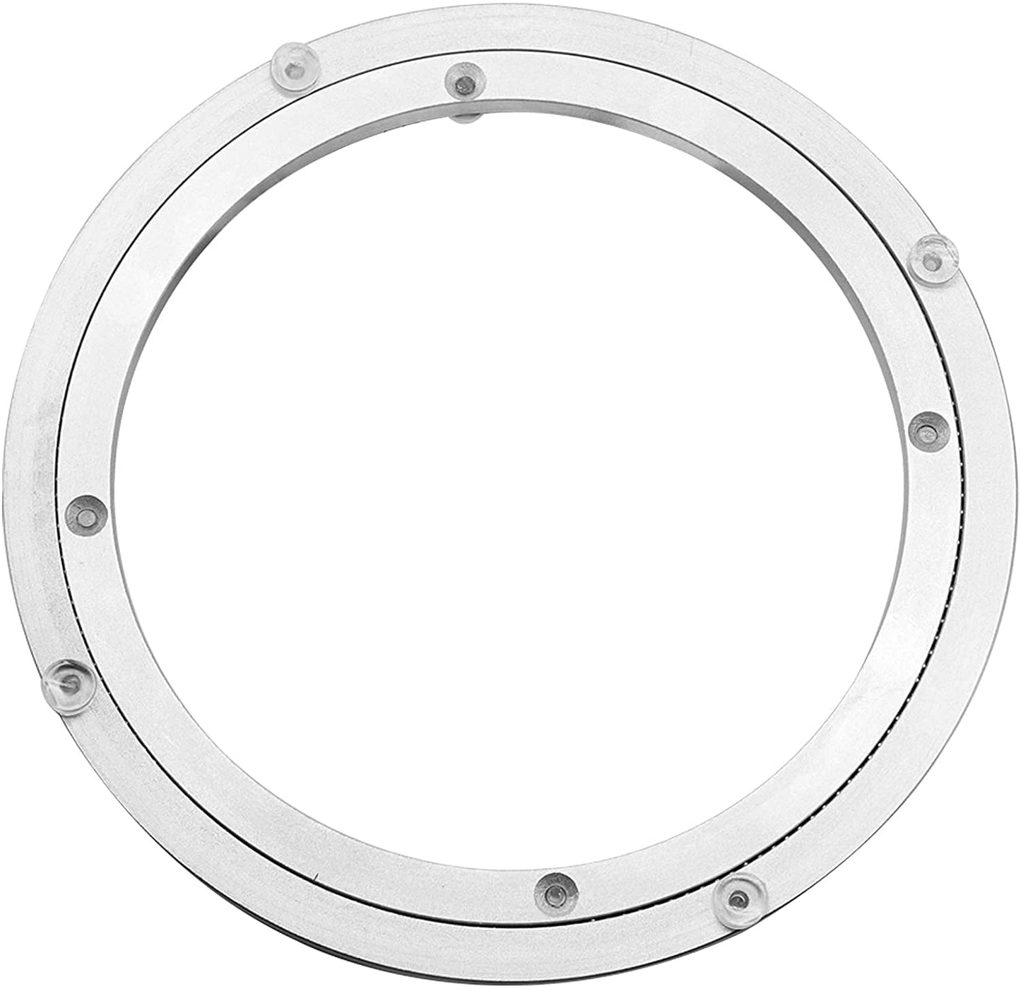 Aluminium Alloy Turntable Bearing, Heavy Duty Swivel Turntable Lazy Susan Rotating Bearing Turntable Round Dining Table Smooth Swivel Plate Hardware, 20"