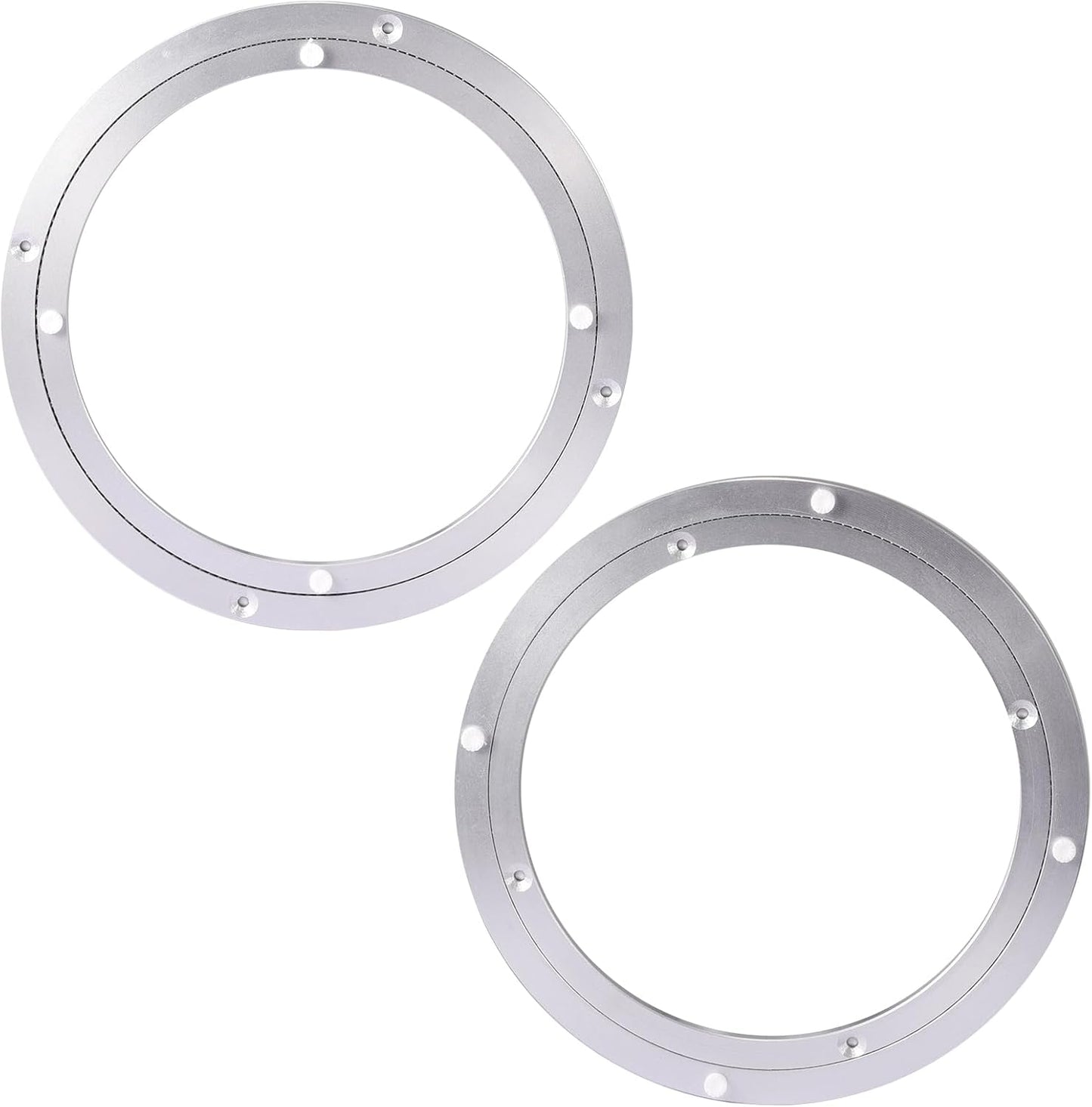 Lazy Susan Turntable Bearings Swivel Plate Hardware Aluminum Metal for Dining-Table and Workbench (10 Inchs) … …