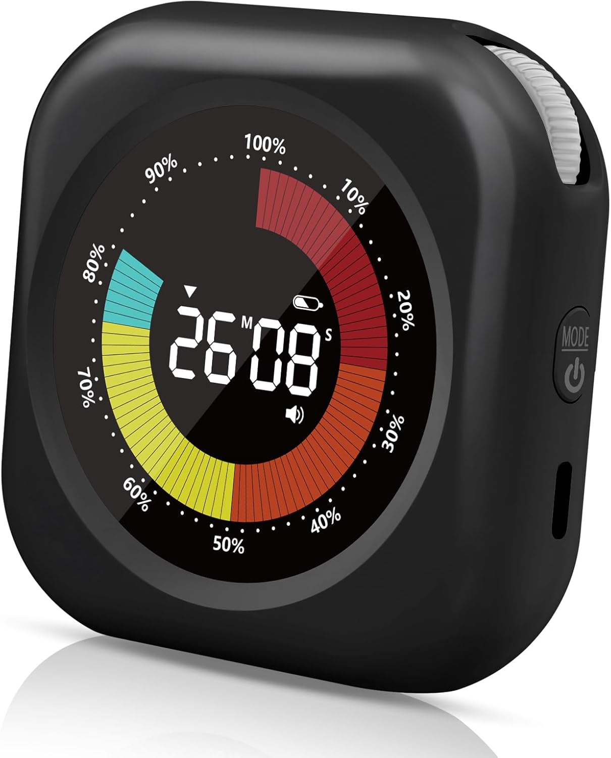 Visual Timer for Kids, 10 Hours Countdown/Up, with Rechargeable, 3 Volume Levels, 3 Brightness Display, and Magnetic, Homeschool Study Tool, Large Digital Timers for Classroom, Kitchen