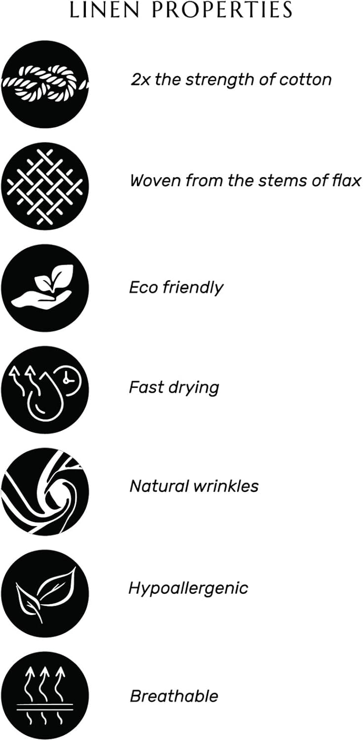 Solino Home 100% Pure Linen Apron for Women & Men - Avocado and White Stripe Full Midi Bib Apron, Adjustable Neck Strap with Center Pockets for Kitchen, Chef - Handcrafted from European Flax