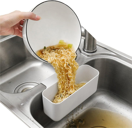 Sink Drain Strainer Basket Kitchen Sink Strainer Sink Food Catcher Kitchen Food Residue Waste Leftovers Strainer Over Sink Triangle Swan Cactus Suction Cup Corner Sink Strainer