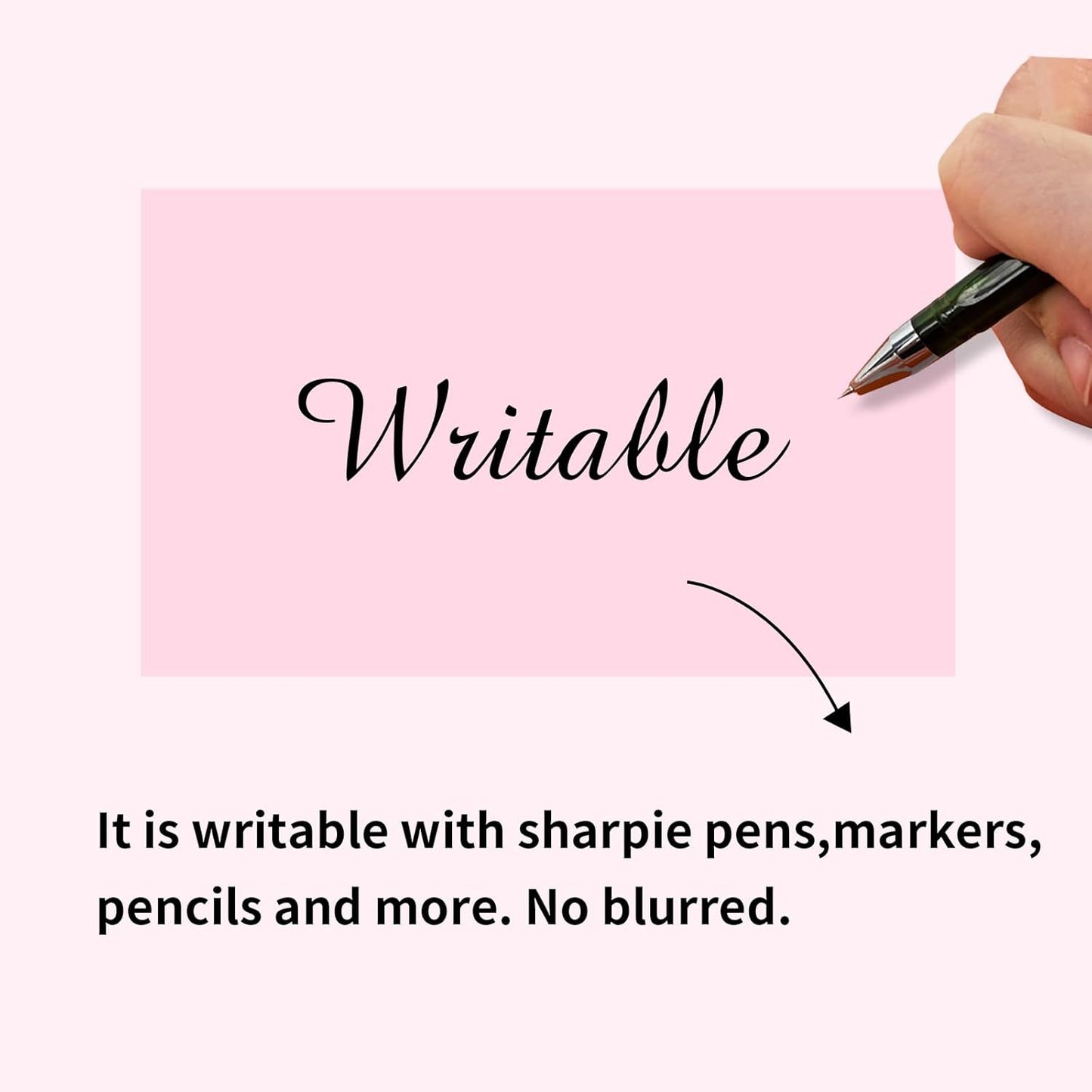 STARLIBOO 3"X5" Rectangle Color Coding Labels, Removable Square Label Inventory Stickers, Permanent Warehouse Moving Box Square Label (250Labels, Pink)