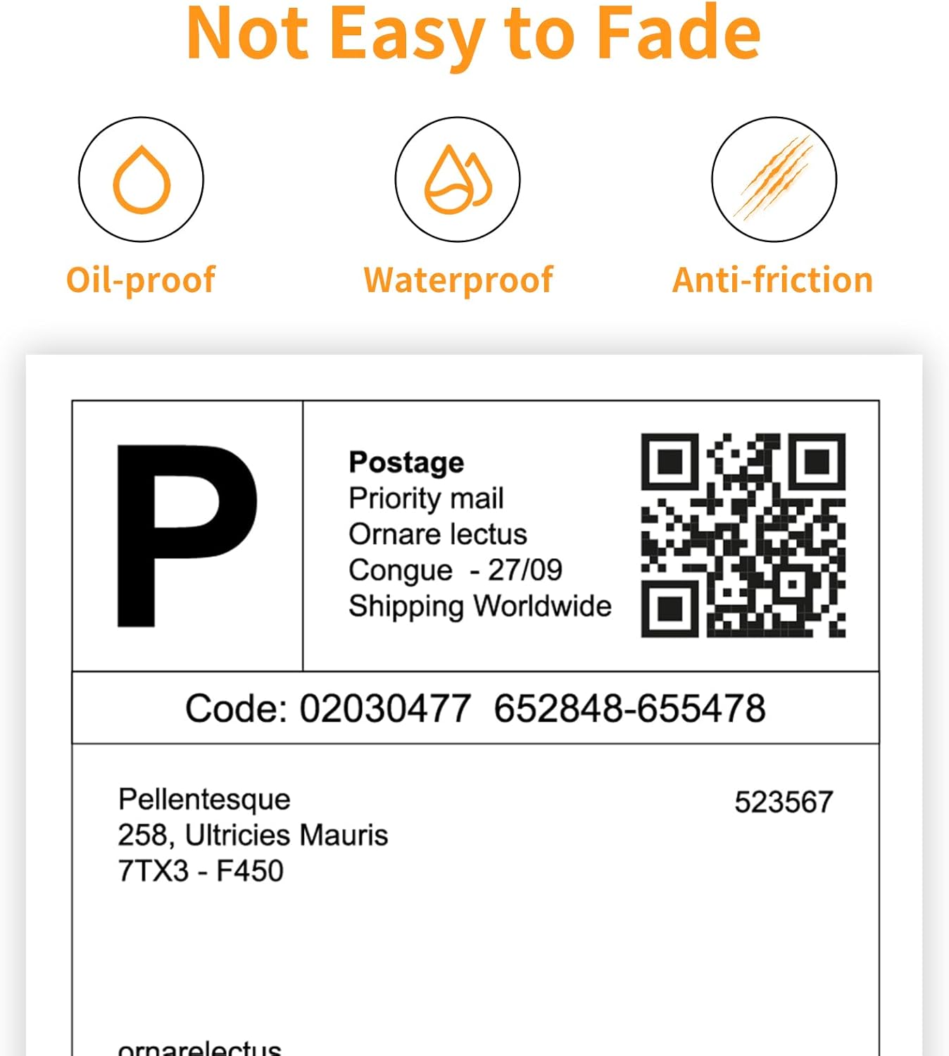 FungLam 4"x6" Thermal Shipping Labels,10000 Fanfold Labels, Adhesive Shipping Labels for iDPRT, Munbyn, Polono, Rollo Thermal Printers(10 Stack)
