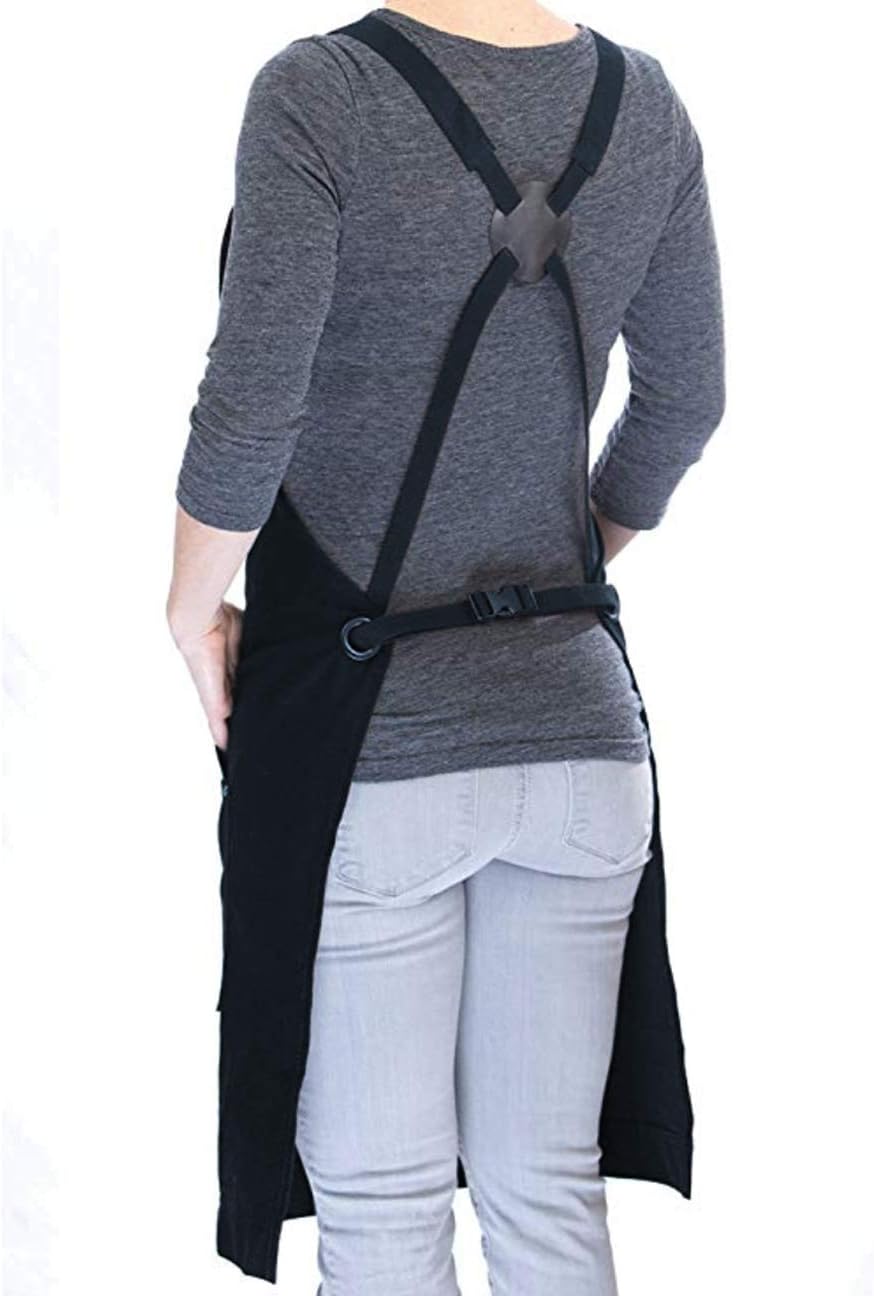 Hudson Durable Goods - Professional Grade Chef Apron for Kitchen, BBQ & Grill