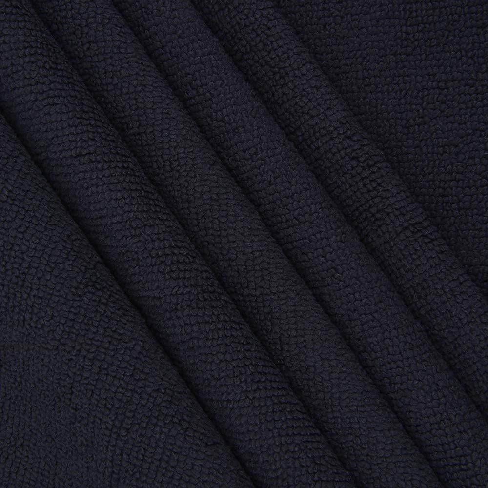 SINLAND Microfiber Dish Cloth for Washing DishesBest Kitchen Washcloth Cleaning Cloths with Poly Scour Side 12Inchx12Inch 5Pack, Black