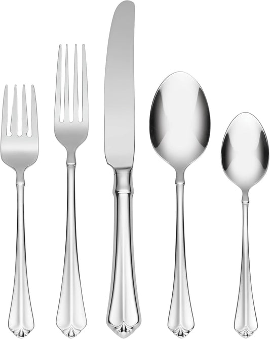 Oneida 2273045AL20 Juilliard 45 Piece Fine Flatware Set, Service For 8