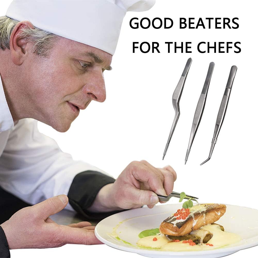 Culinary Specialty Tools,Professional Chef Plating Kit, 7 Piece, Stainless Steel