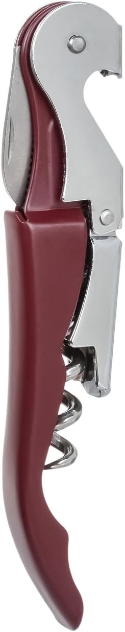 Thirsty Rhino Anggur Double Hinged Waiter's Corkscrew (Set of 4) (Burgundy)