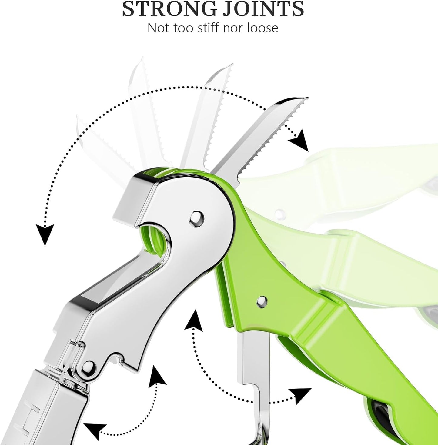 HYZ 2-Pack Wine Opener Waiter Corkscrew, Professional Wine Key for Servers, Bartender with Foil Cutter, Manual Wine Bottle Opener Double Hinged (Cyan)