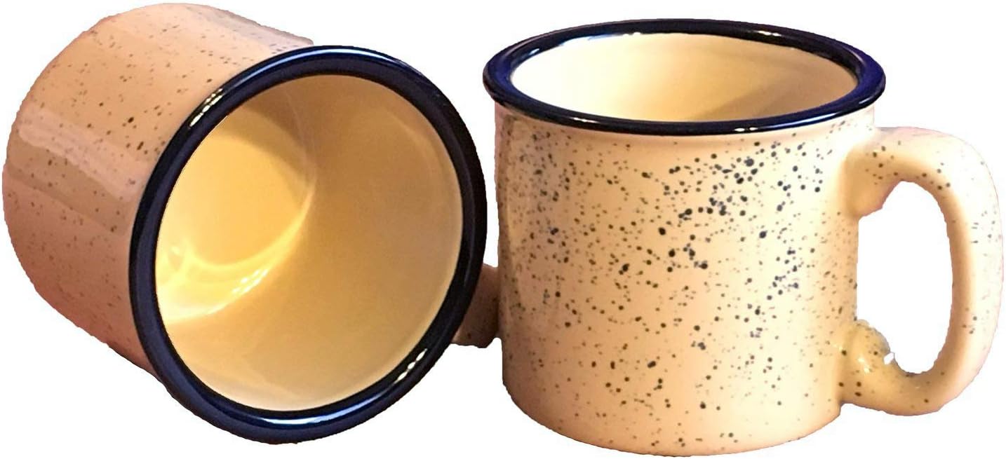 Ceramic Campfire Mug, 15oz - Set of 4 (Sand)