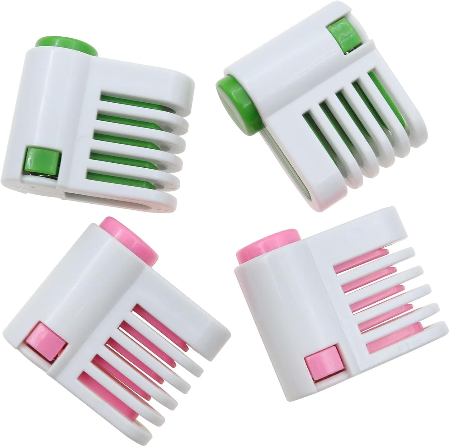 4PCS DIY Cake Slicer Cake Layer Slicer 5 Layers Cake Leveler Kitchen Fixing Tools for Bread Toast and Cakes (Pink)