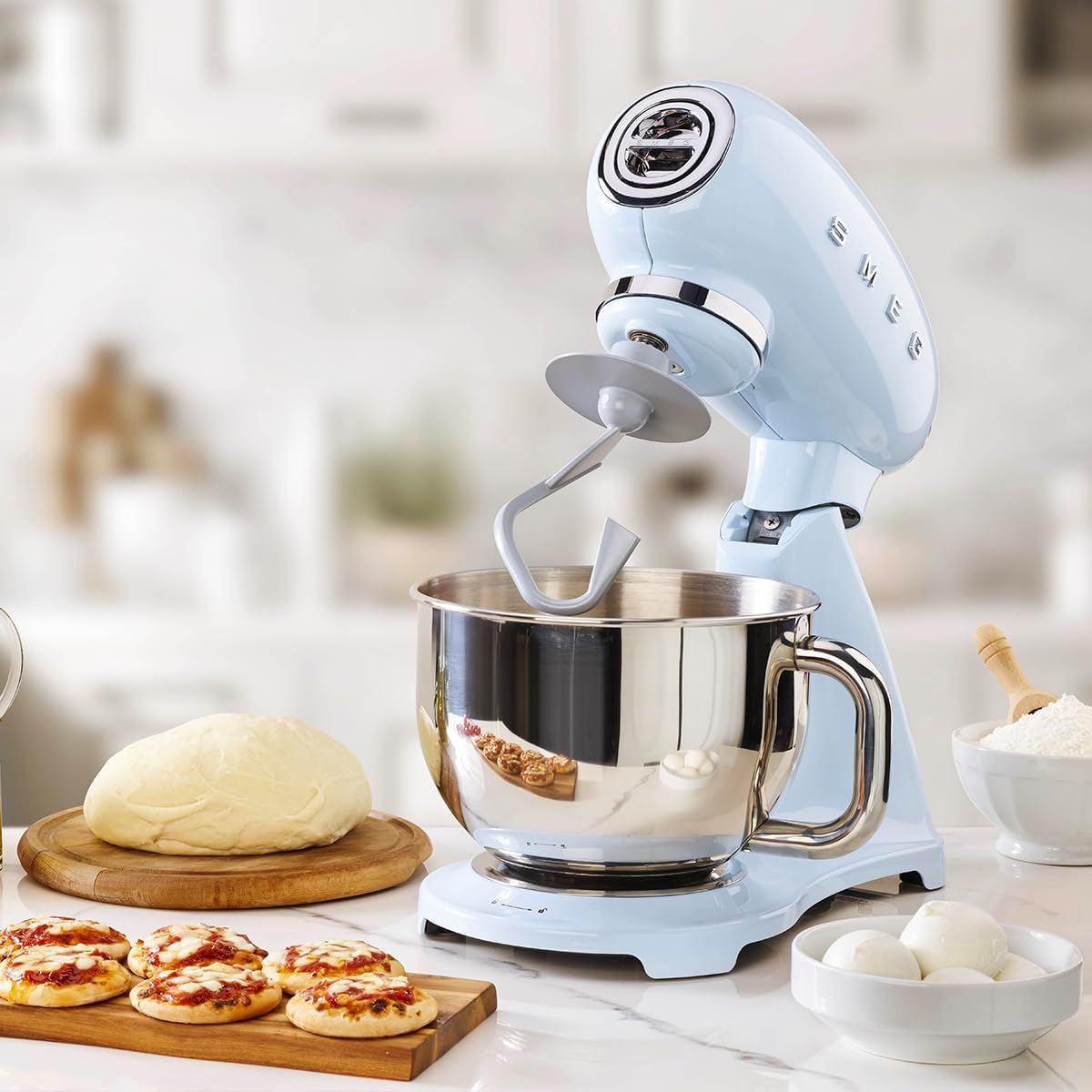 Smeg 50's Retro Stand Mixer (Pastel Blue)