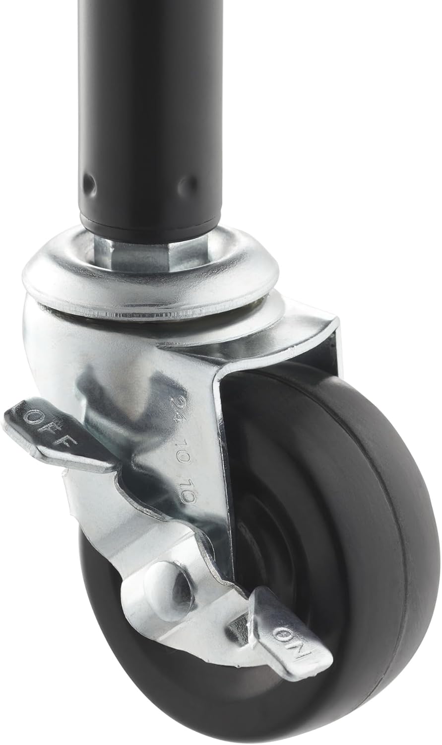 5-Tier Adjustable Wire Shelving with Wheels, Corner Wire Shelf Rack for Kitchen Organization, Garage Storage, 400 to 2000lb Capacity, NSF Certified, 27”x27 x18”x72”, Black