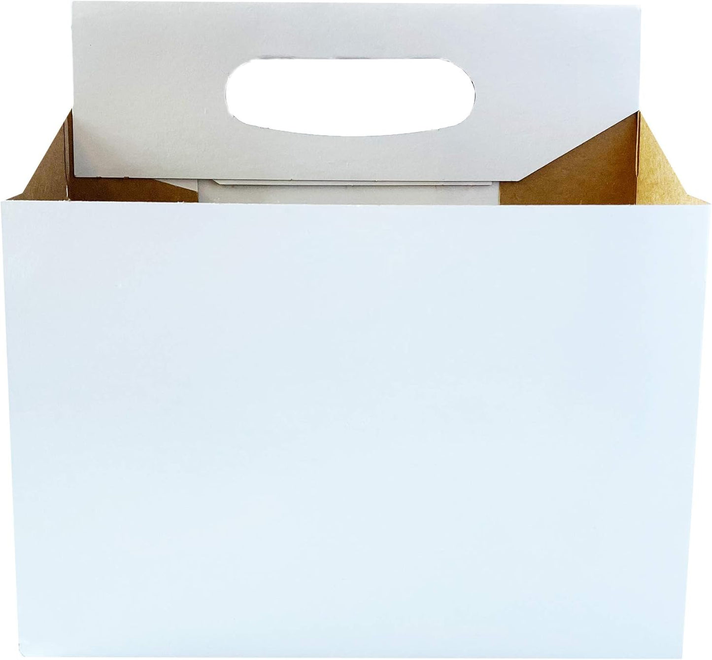 6 Pack Cardboard Bottle Holder [Econo Pack] | Fits 12-16oz bottles | For Safe and Easy Transport of Beer, Soda and Other Bottled Products | 140 Pack