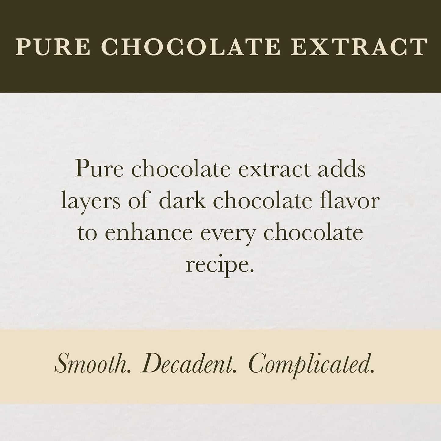 Cook's Pure Chocolate Extract 8 oz