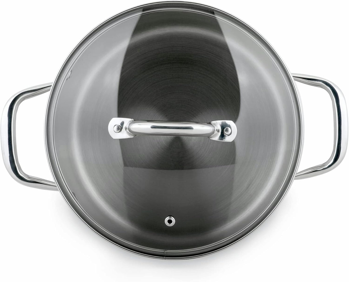 Turbo Pot® FreshAir™ Rapid Boil Stainless Steel 8 qt. Stock Pot, time-and-energy saving cookware for gas stove