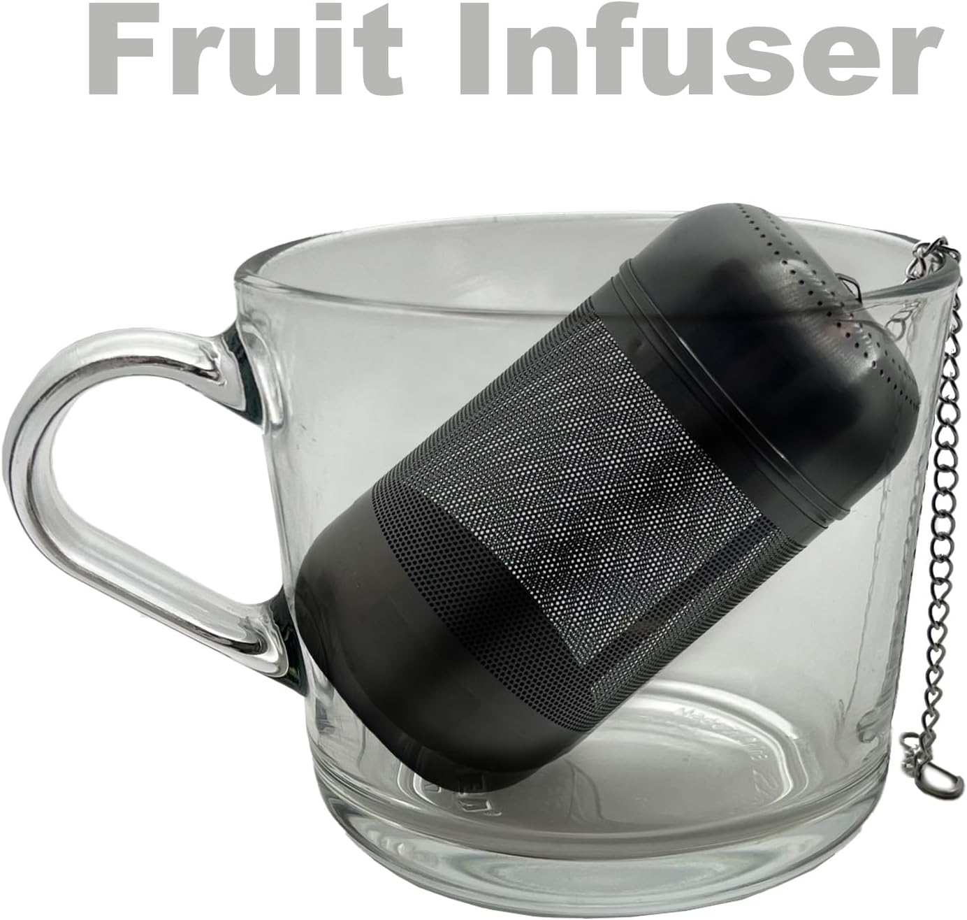 316 Stainless Steel Ion-Plated Fruit Infuser Insert &Tea Infuser for Loose Leaf,Compatible with Stanley,Hydro Flask,Iron Flask, Takeya,ThermoFlask，Reusable Filter for Herbs, Lemon, Cucumber