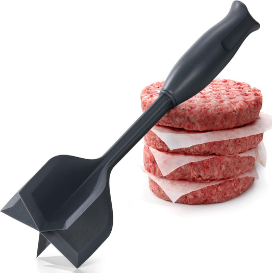 Li&Zhao Ground Beef Chopper Tool - Meat Chopper for Ground Beef Ground Meat Smasher Hamburger Smasher Tool Ground Beef Masher Meat Spatula Chopper Potato Mashers Heat Resistant Nylon for Mix and Chop