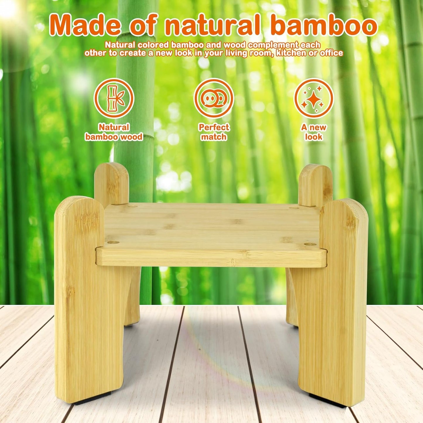 Drink Dispenser,Water Dispenser And Beverage Dispenser Stand(Natural Bamboo).Fit Inch Glass Drink Dispenser,Water Jugs,Glass Water Pitcher.Ideal for Home, Parties, and Catering Events.