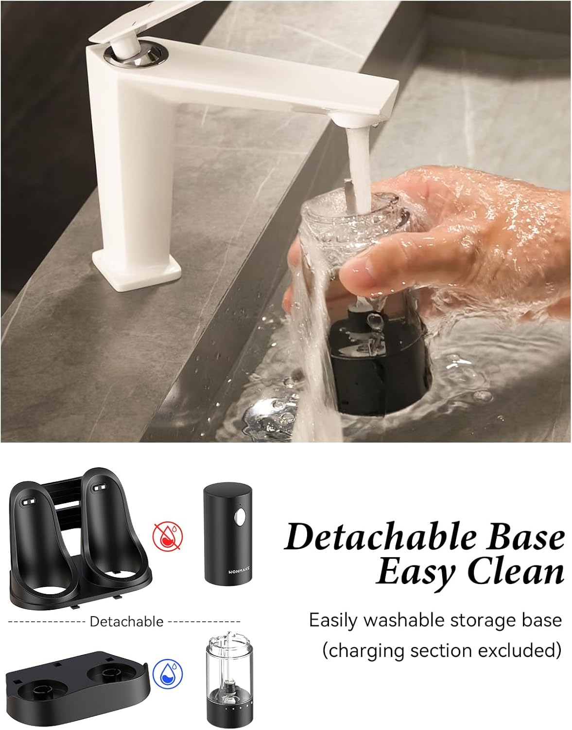 Electric Salt and Pepper Grinder Set - Automatic Refillable Salt and Pepper Grinders with Charging Base & LED Light, Adjustable Coarseness, One-handed Easy Operation, Ideal Kitchen Gadget