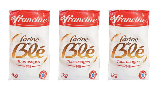 Francine Farne de Ble Bio - French All Purpose Flours 3 Packs (All Purpose Wheat (T45))