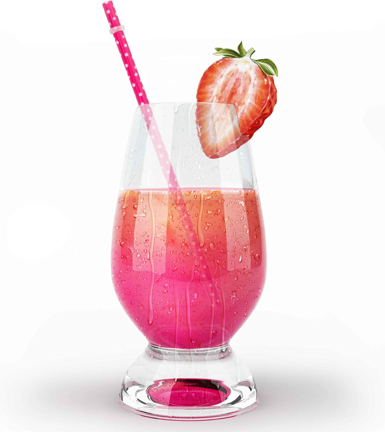 JANYUN 30 Pieces Reusable Plastic Straws BPA-Free 9" Colorful Printing Hard Platic Stripe Drinking Straw for Mason Jar Tumbler Family or Party Use Cleaning Brush Included(Random Pattern) (Straight)