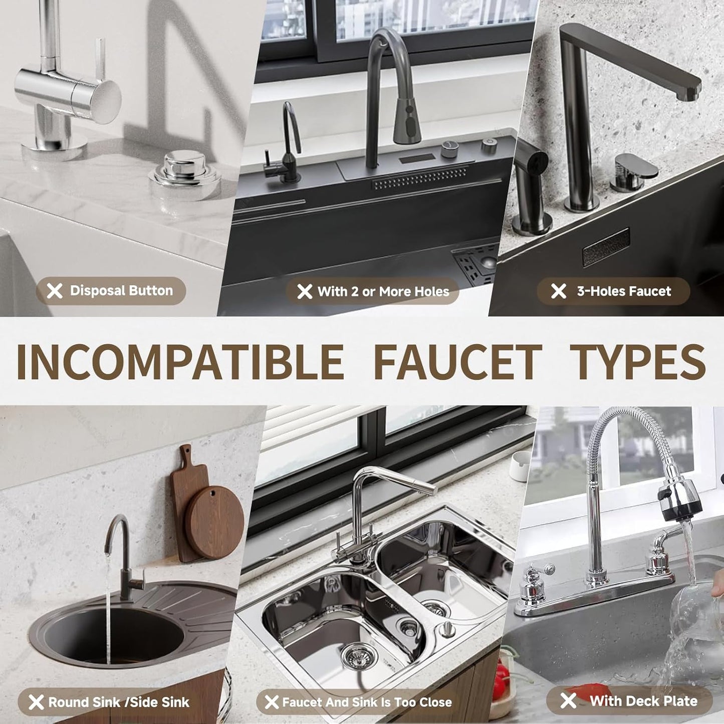 Faucet Mat for Kitchen Sink, Diatomite Stone Drying Sink Protectors, Bathroom Faucet Splash Guard, Quick Dry Water Absorbing, Non-Slip Stone Tray for Kitchen Counter, Grey, 23.6" x 3.9"