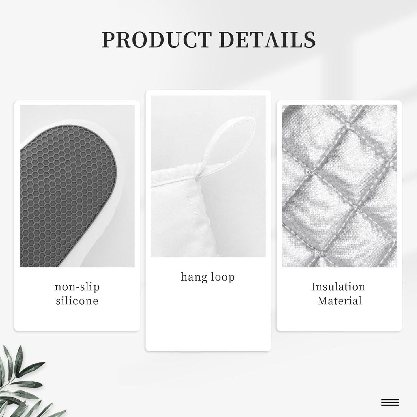 Dog Paw Print Oven Mitts and Pot Holders Set of 4 Silicone Black White Dog Paw Print Kitchen Mitten Gloves and Non-Slip Potholders Set Heat Resistant Oven Gloves Hot Holders for Kitchen