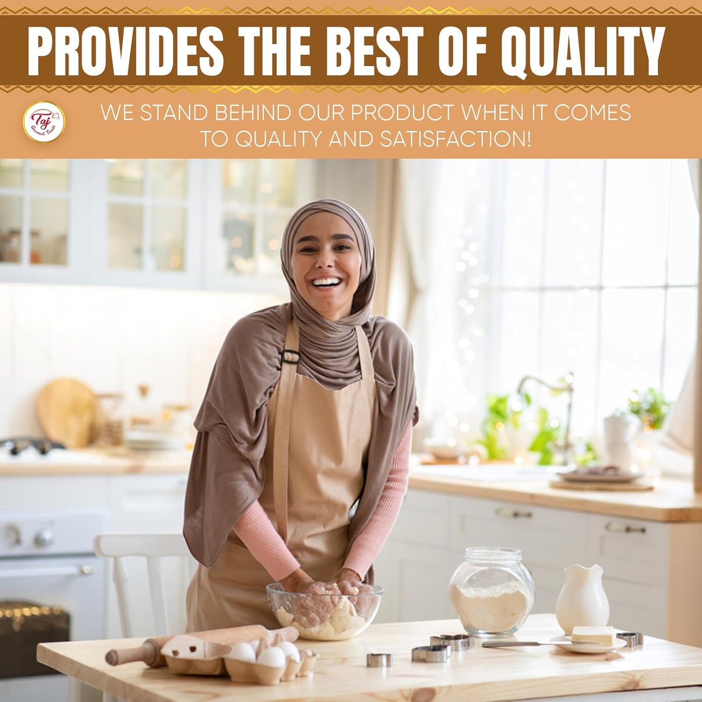 TAJ Soya Bean Flour, Soy Bean Flour, 4 Pounds