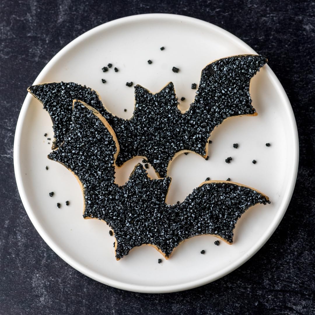 Sweets Indeed Sprinkles, Edible Sprinkle Sugar Mix, Perfect for Cake Decorations, Baking, Ice Cream, Cookies, Cupcake Topper, 5 ounces (Black)