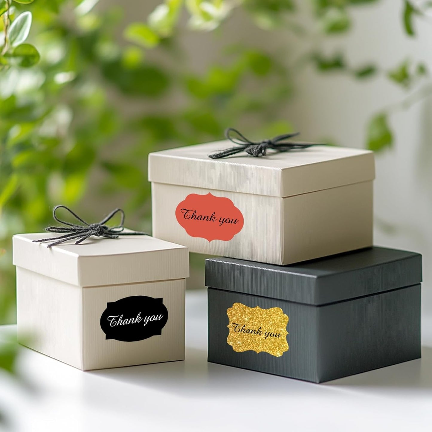 350 PCS Gift Tags Stickers Name Labels Stickers,2" x 1.2" Fancy Shape Stickers Self-Adhesive Handmade Bottle All-Purpose Jar Labels for Presents Cosmetic Decoration Jars Food Craft (Red)